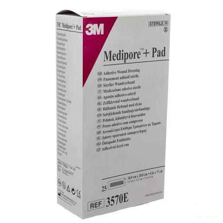 Medipore + Pad 3m 10x20,0cm 25 3570e  -  3M