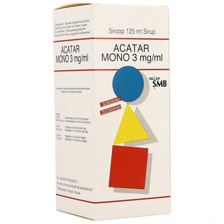 Acatar Mono 3 mg/  ml Siroop 125 ml
