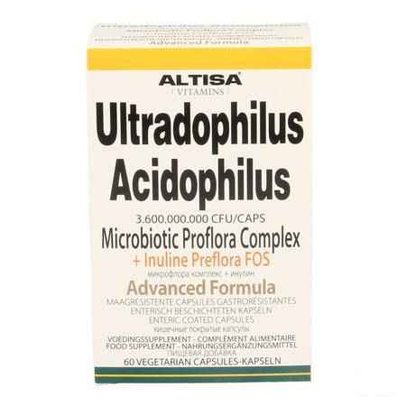 Altisa Ultradophil.acidoph. + inuline Adv. V-Capsule 60  -  Dieximport