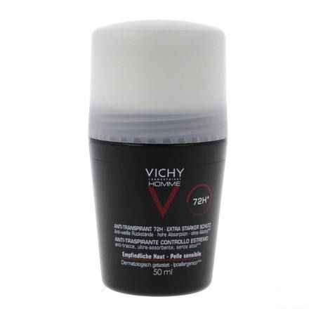 Vichy Homme Deo Anti transp. 72u Roller 50 ml  -  Vichy
