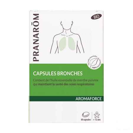 Aromaforce Bio Bronchien Capsule 30  -  Pranarom