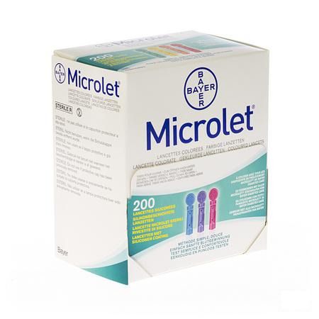 Microlet Lancetten Ster Gekleurd 200
