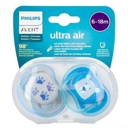 Philips Avent Fopspeen 6M+ Animals Mix  -  Bomedys