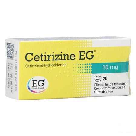 Cetirizine EG Tabletten 20 X 10 mg  -  EG