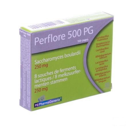 Perflore 500 Pg Pharmagenerix Capsule 10  -  Superphar