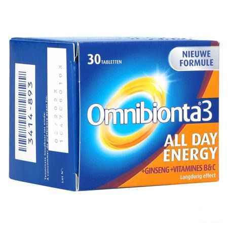 Omnibionta-3 All Day Energy Comprimes 30