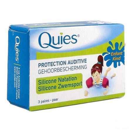 Quies Protection Auditive Natation Enf Sil.3paires  -  Quies