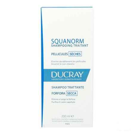 Ducray Squanorm Shampoo Droge Schilfers 200  ml Nf