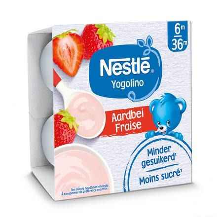 Nestle Yogolino Strawberry 4x100 gr  -  Nestle