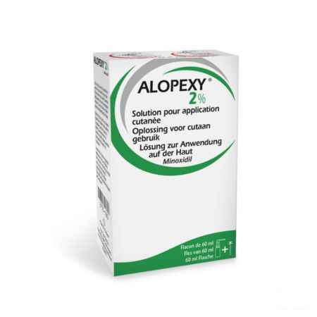 Alopexy 2 % Liquid Flacon Plast et 1x60 ml