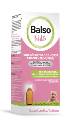 Balso Kids Hoestsiroop zonder suiker 125 ml + pipet
