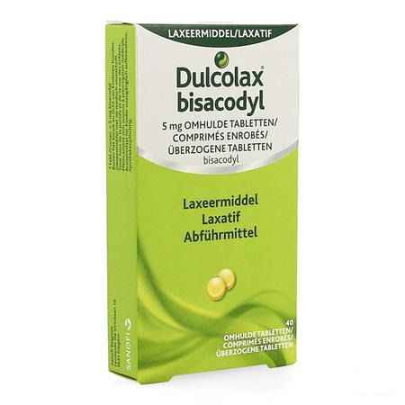 Dulcolax Bisacodyl Dragee 40x 5 mg