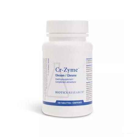Biotics Cr-Zyme gistvrij 200mcg 100 tabletten  -  Energetica Natura