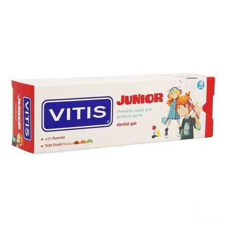 Vitis Junior Gel Tandpasta 75 ml  -  Dentaid
