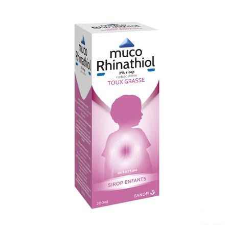 Muco Rhinathiol 2% Enfant Sirop 200 ml Nf