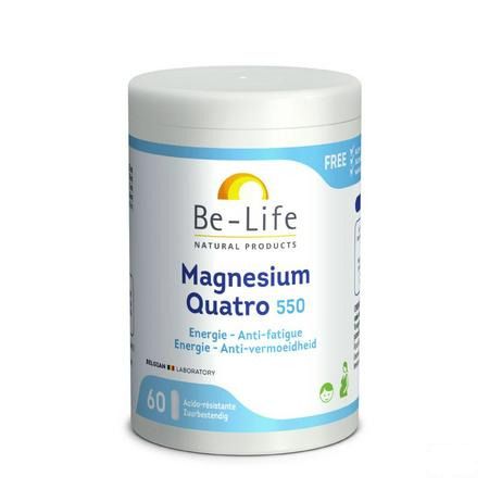 Magnesium Quatro 550 Be Life Pot Capsule 60  -  Bio Life
