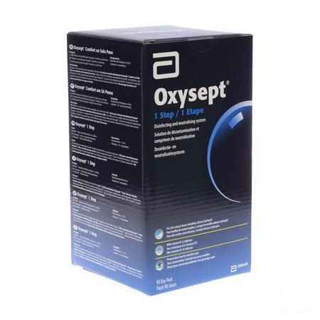 Oxysept 1 Step 3m 3x300 ml + 90 Tabletten + Lenscase