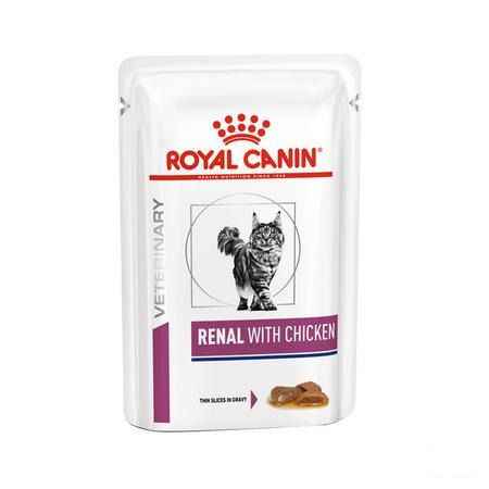 Royal Canin Vdiet Feline Renal Chicken 12X85G