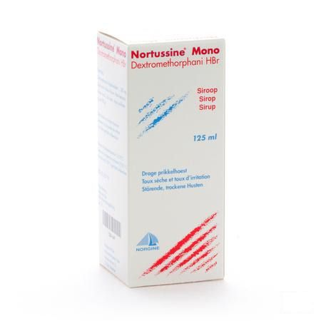 Nortussine Mono Siroop 125 ml 2 mg/ml 