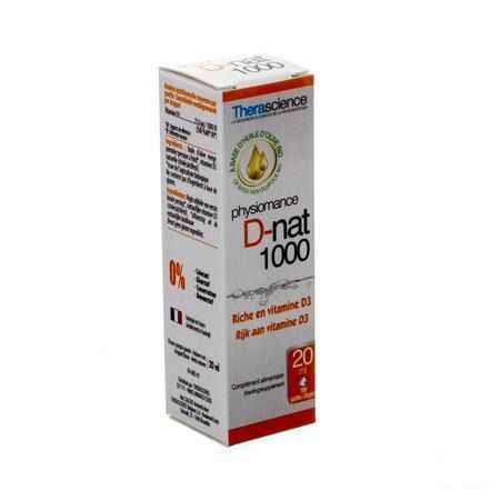 D-nat 1000 Flacon Druppels 20 ml Physiomance Phy269  -  Therascience-Lignaform