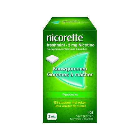 Nicorette Freshmint Kauwgom 105x2 mg