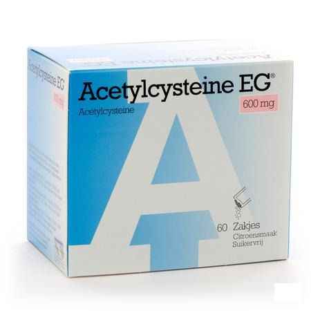 Acetylcysteine EG Zakjes 60x600 mg  -  EG