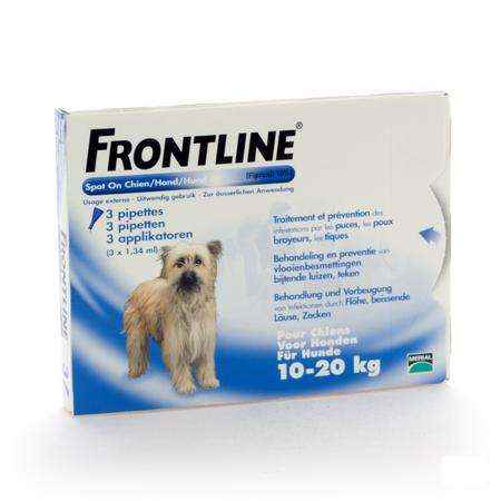Frontline Spot On Hond 10-20kg et 3x1,34 ml