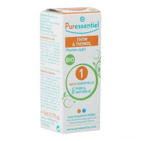Puressentiel He Thym Thymol Bio Expert Huile Essentielle 5 ml  -  Puressentiel