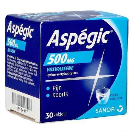 Aspegic 500 Pulv 30x 500 mg