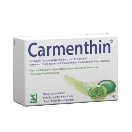 Carmenthin 90 mg/50 mg Maagsapresist. Zachte Caps 42  -  Vsm