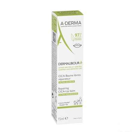 Aderma Dermalibour + Cicabalsem Lippen 15 ml  -  Aderma