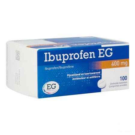 Ibuprofen EG 400 mg Filmomhulde Tabletten 100 X 400 mg  -  EG