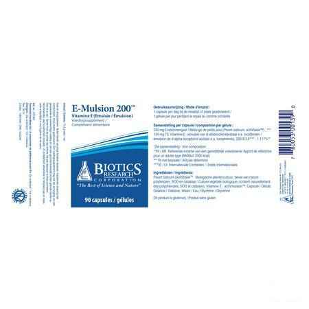 Biotics E-Mulsion 200 90 capsules  -  Energetica Natura