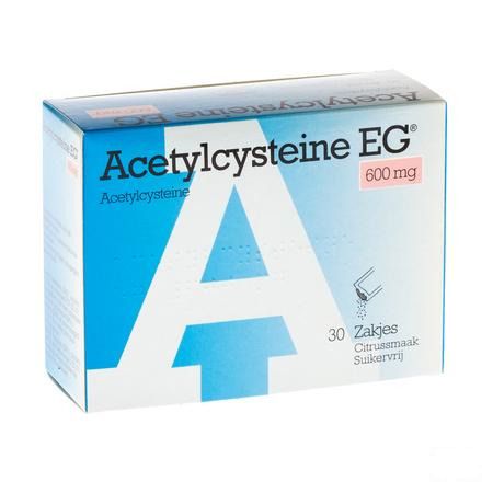 Acetylcysteine EG Zakjes 30x600 mg  -  EG