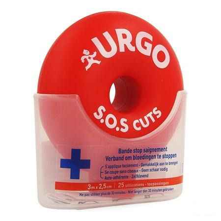 Urgo Sos Cuts Bande 3M X 2,5Cm  -  Urgo Healthcare