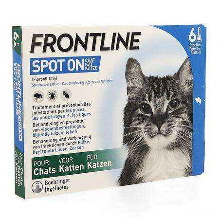 Frontline Spot On Kat 10% et 6x0,50 ml
