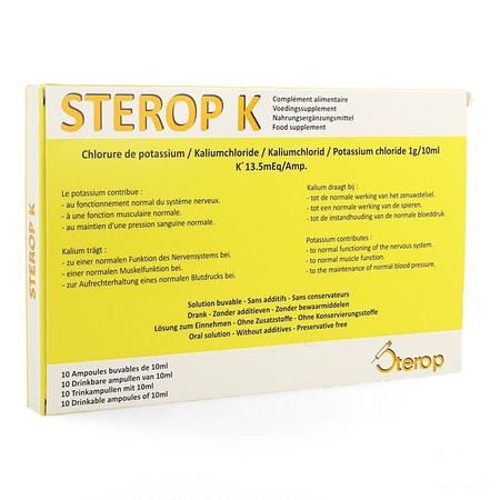 Sterop K Ampullen 10x10 ml  -  Sterop