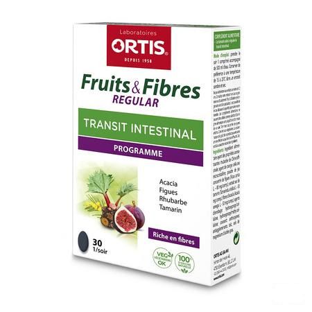 Ortis Vruchten & Vezels Regular Tabletten 30  -  Ortis