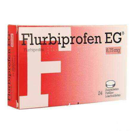 Flurbiprofen EG 8,75 mg Zuigtabletten 24  -  EG