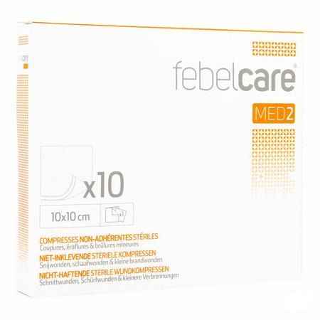 Febelcare Med2 Komp.n-inkl. Ster. 10,0x10,0cm 10x1
