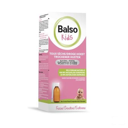 Balso Kids Sirop Toux sans sucre 125 ml + pipette