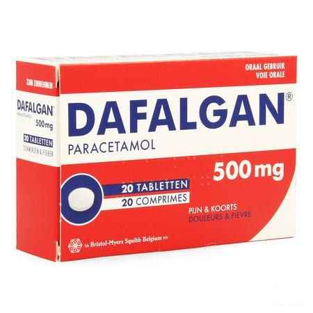 Dafalgan 500 mg Sec Comprimes 20