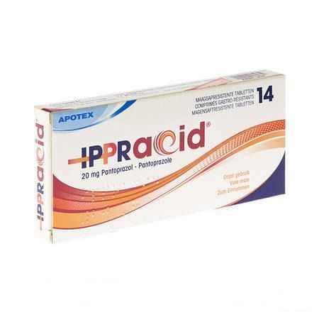 Ippracid 20 mg Maagsapresist Tabletten 14