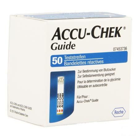 Accu Chek Guide Tests 50 Bandes  -  Roche Diagnostics