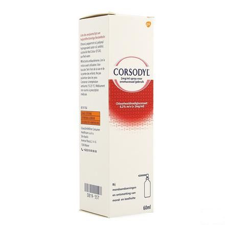 Corsodyl 2 mg/ml Spray
