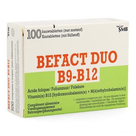 Befact Duo kauwtabletten 100