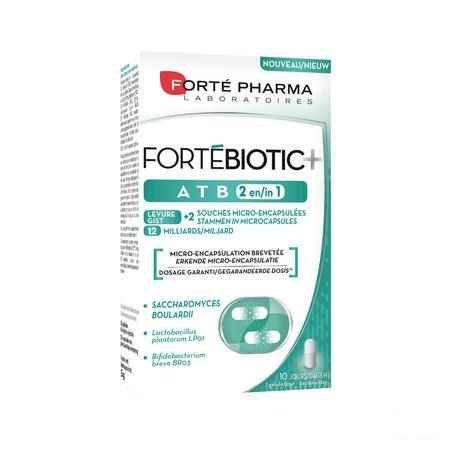 Fortebiotic+ Atb 2In1 V-Caps 10  -  Forte Pharma