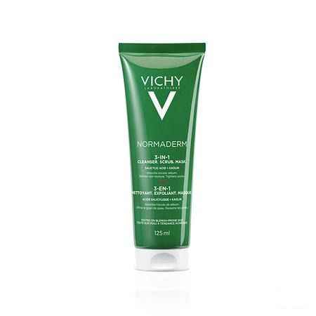 Vichy Normaderm Reiniging 3in1 Gel 125 ml  -  Vichy