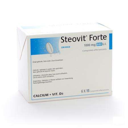 Steovit D3 1000 mg/880UI Comprimes Effervescents 90