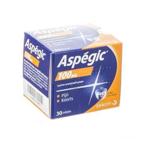 Aspegic 100 Pulv 30x 100 mg